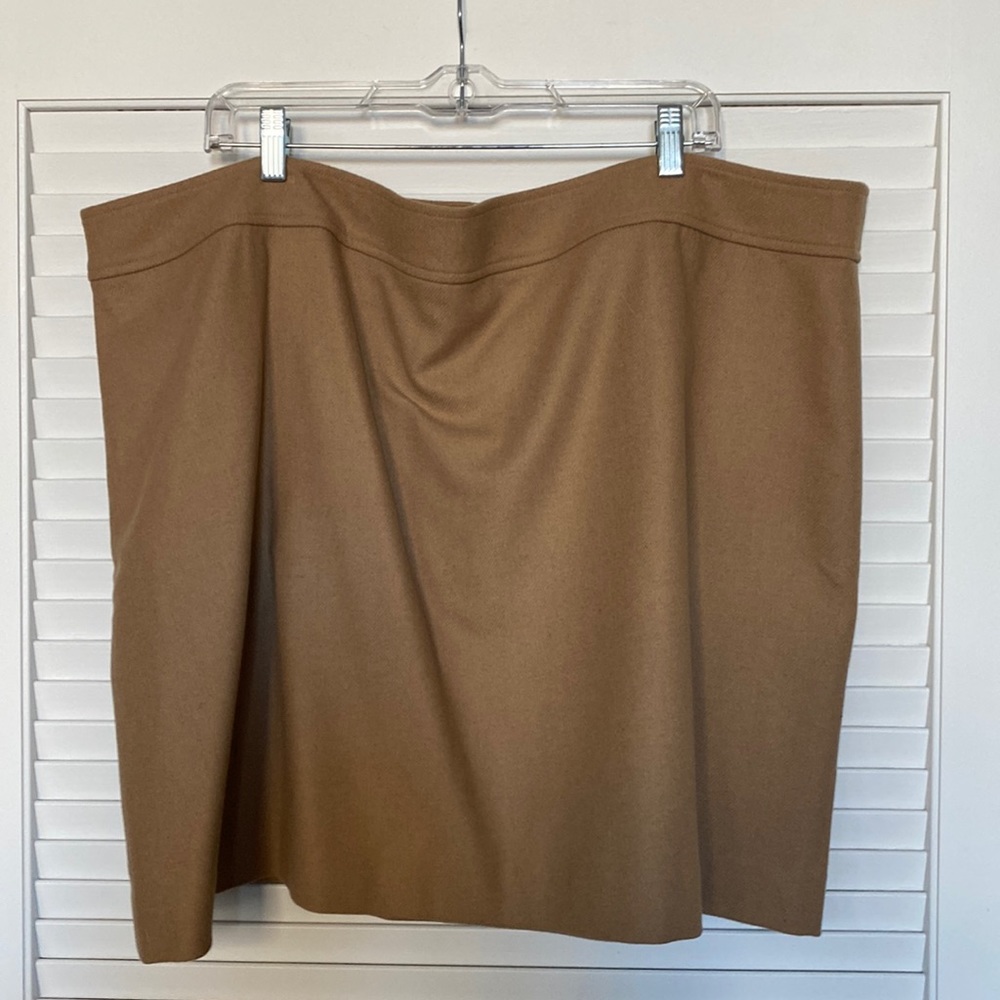 J. Crew camel pencil skirt